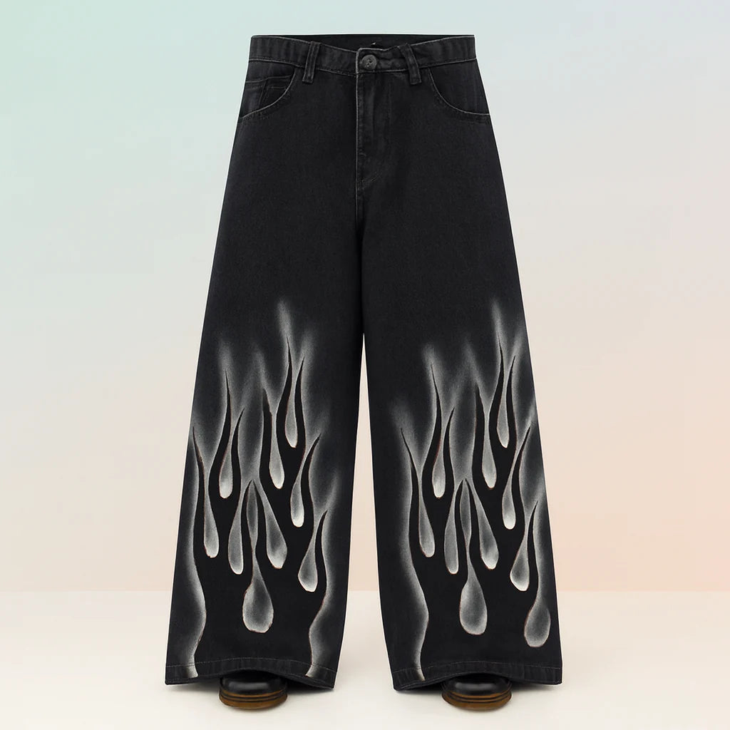 Y2k Streetwear Baggy Jeans - image 1