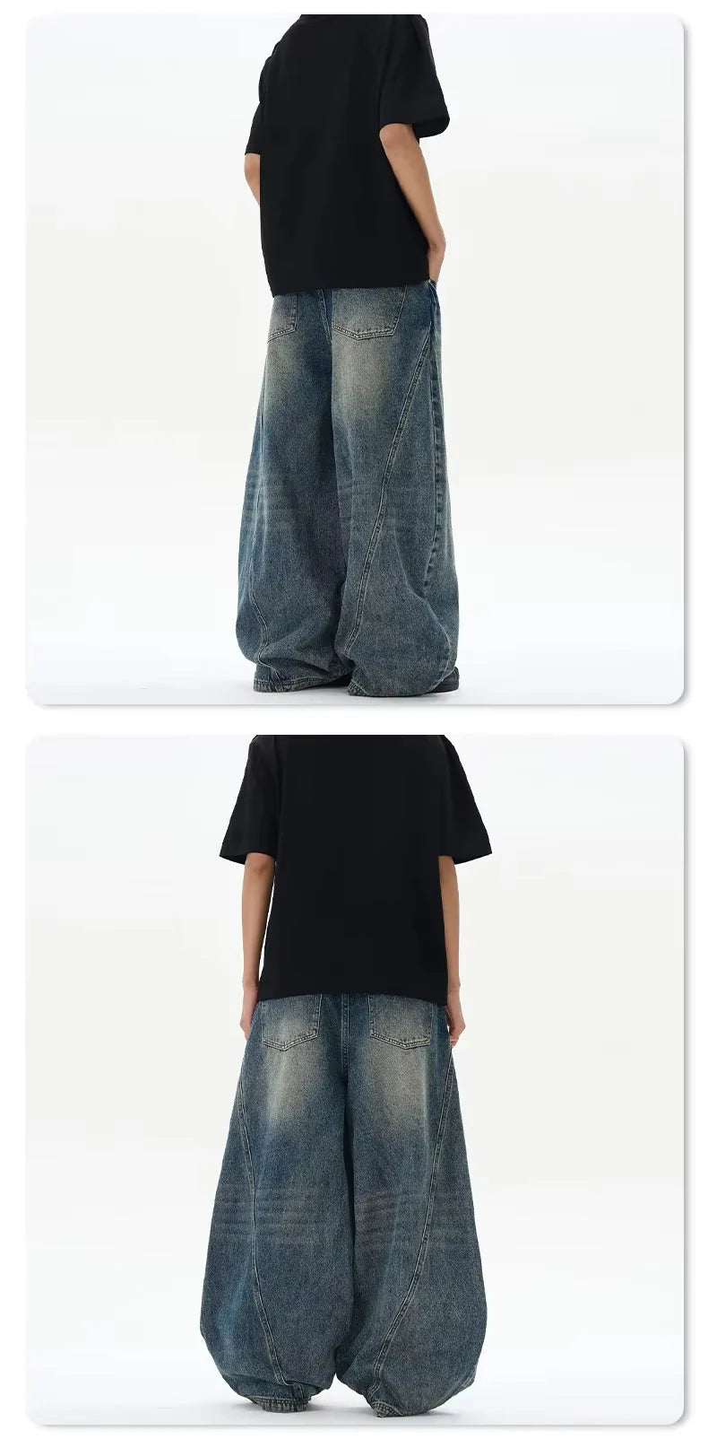 Super Baggy Jeans Y2k – Bild 3