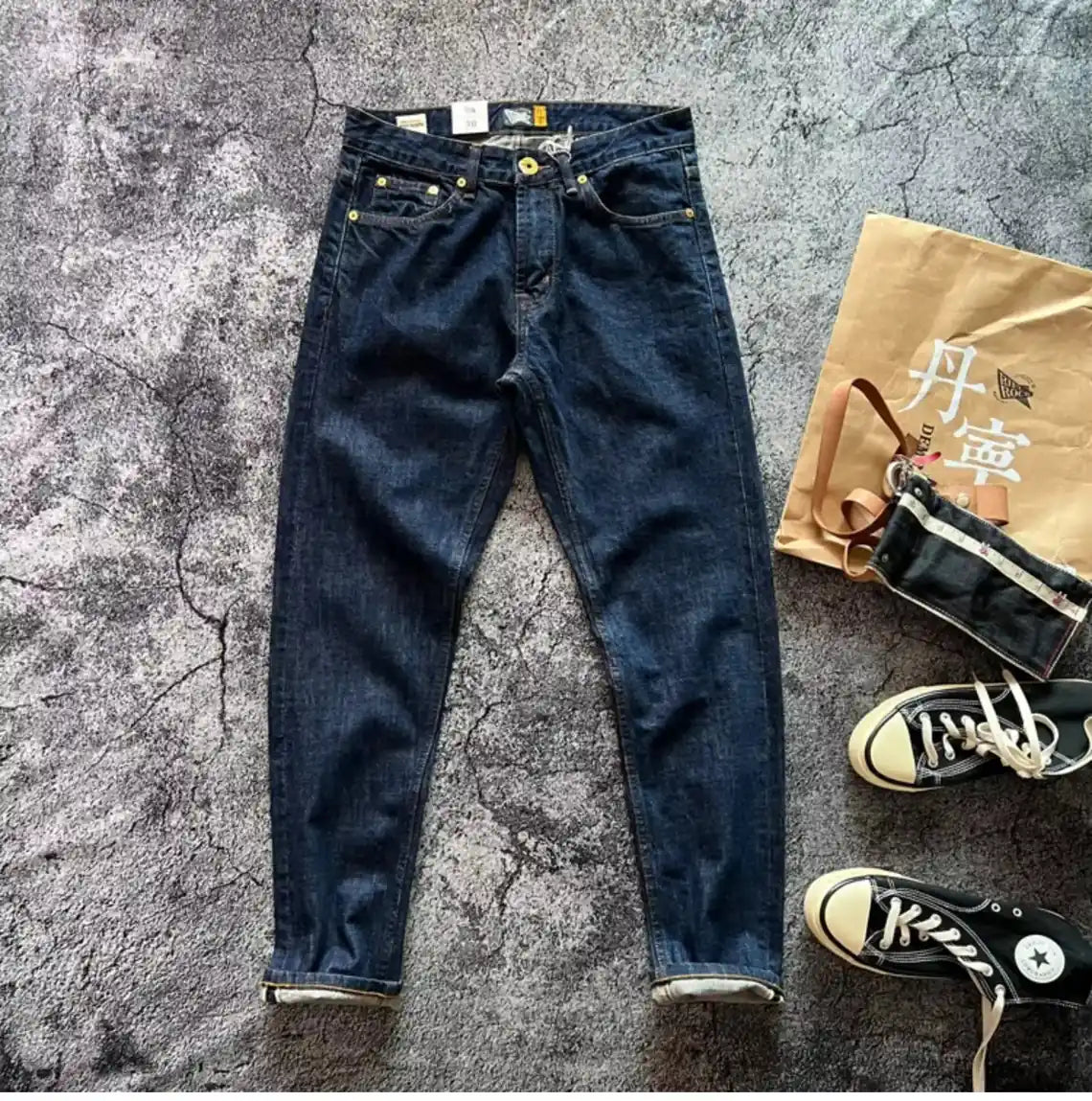 Raw Blue Jeans Y2k – Bild 2