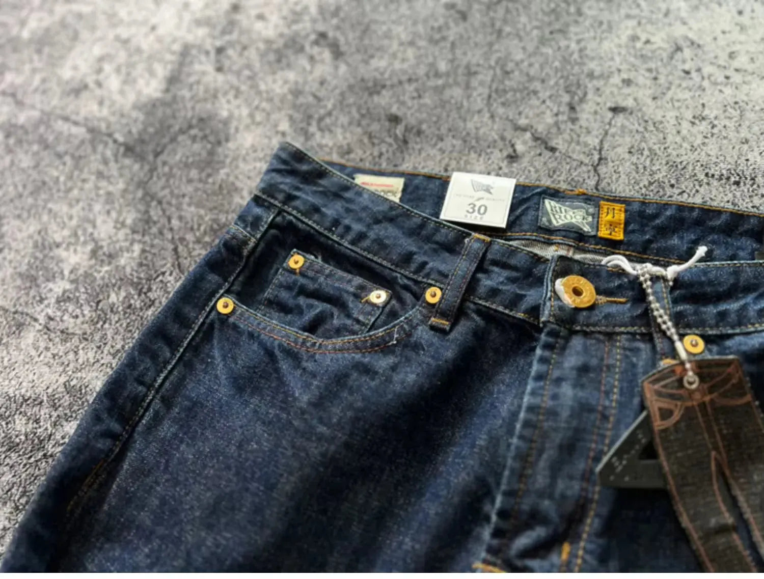 Raw Blue Jeans Y2k – Bild 3