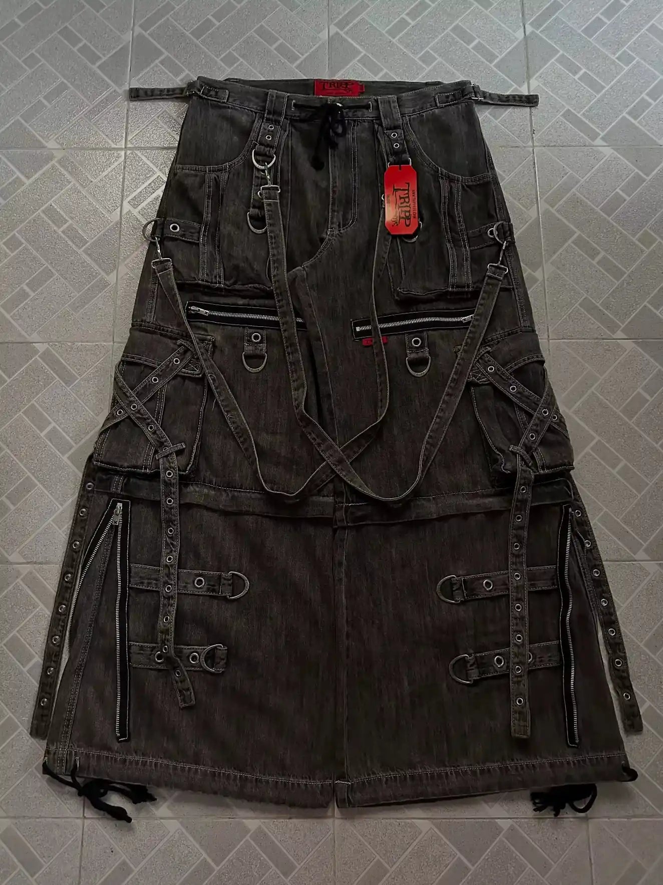 Y2k Washed Blue Jeans – Bild 2