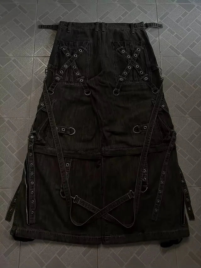 Y2k Washed Blue Jeans – Bild 3