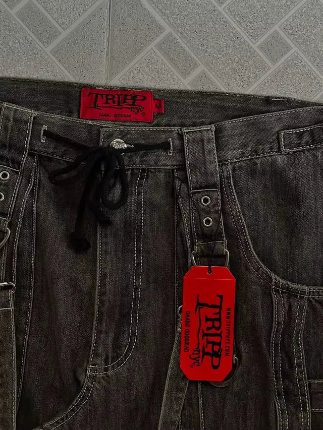 Y2k Washed Blue Jeans – Bild 4
