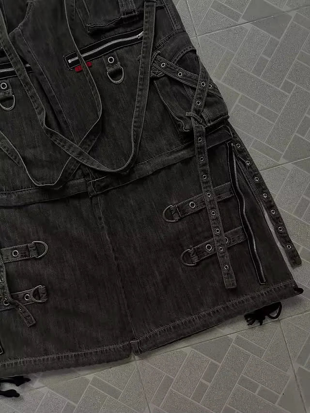 Y2k Washed Blue Jeans – Bild 7