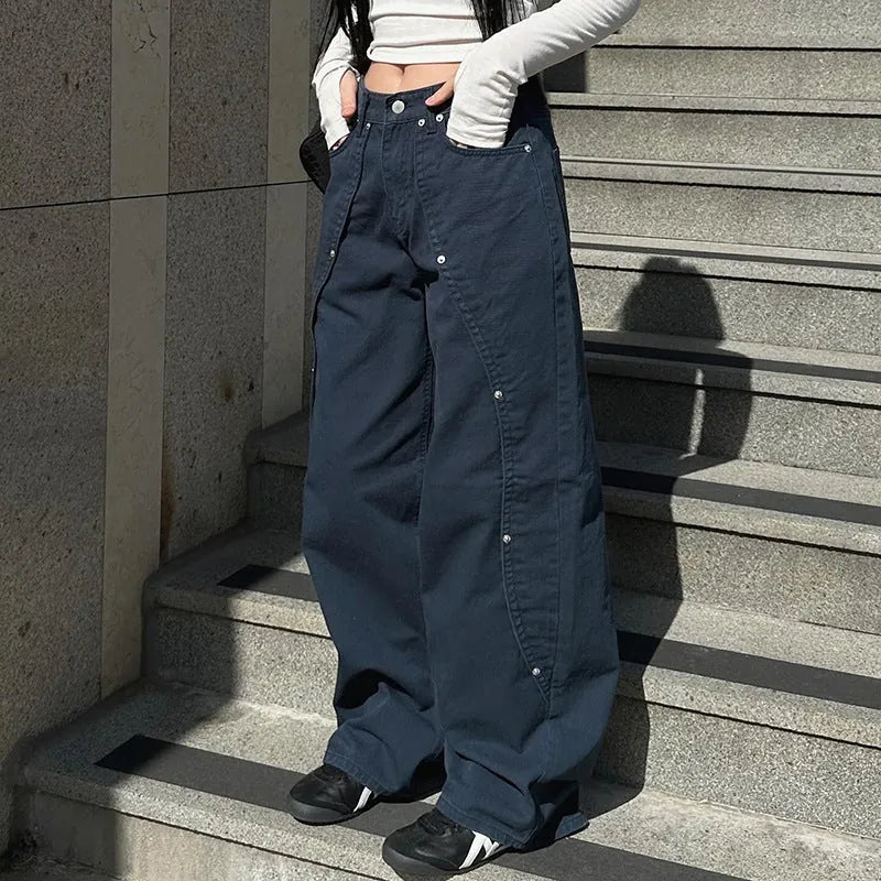 Low Waist Bootcut Jeans Y2k – Bild 2