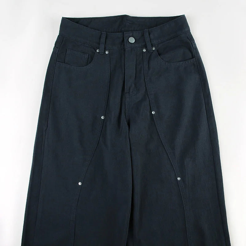 Low Waist Bootcut Jeans Y2k – Bild 4