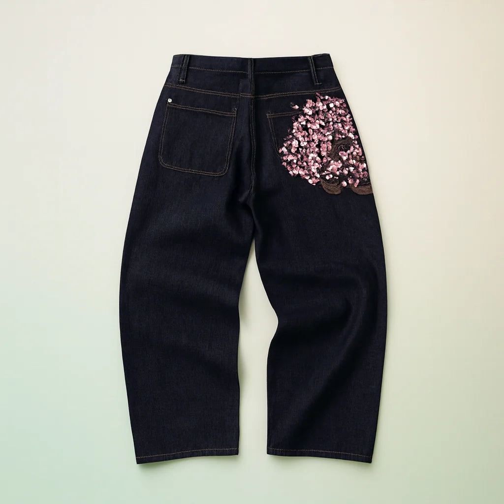 Y2k Jeans With Designs - image 1