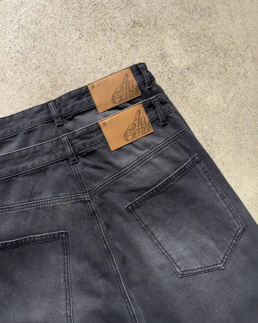 Embroidered Jeans Mens Y2k – Bild 5