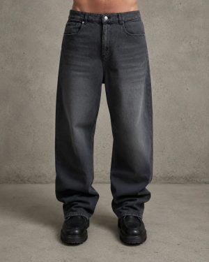 Embroidered Jeans Mens Y2k