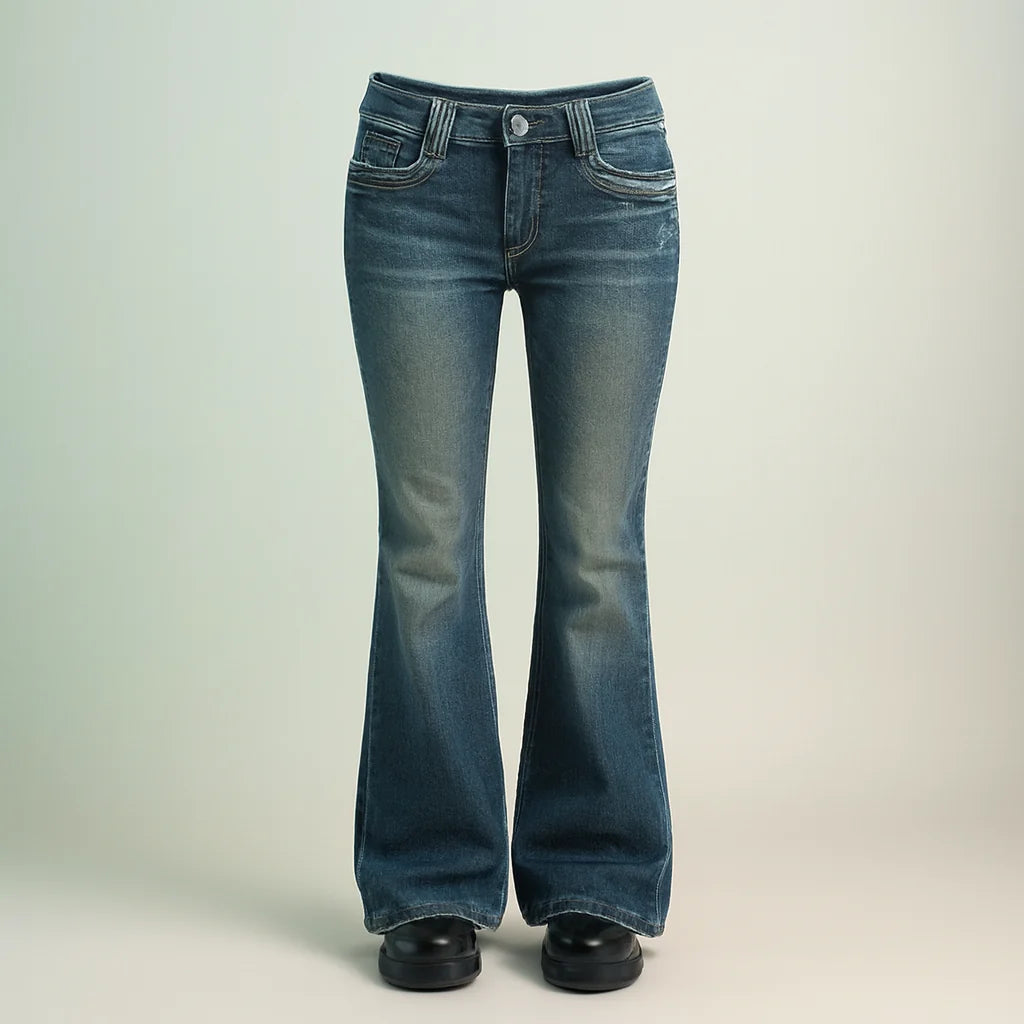 Low Rise Flare Jeans Y2k - image 1
