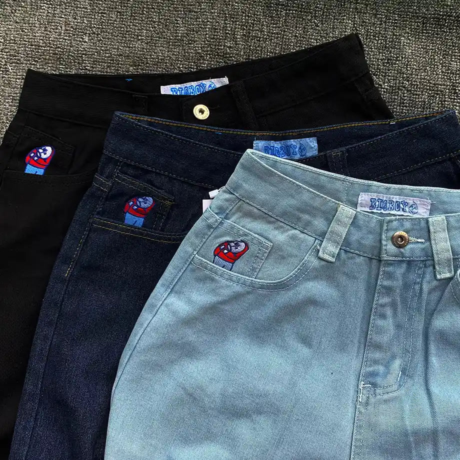 Y2k Graphic Jeans – Bild 2