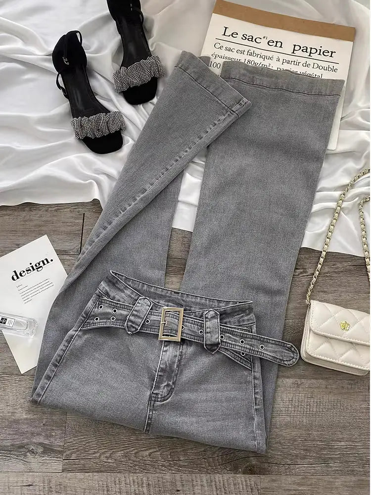 Grey Y2k Jeans – Bild 5