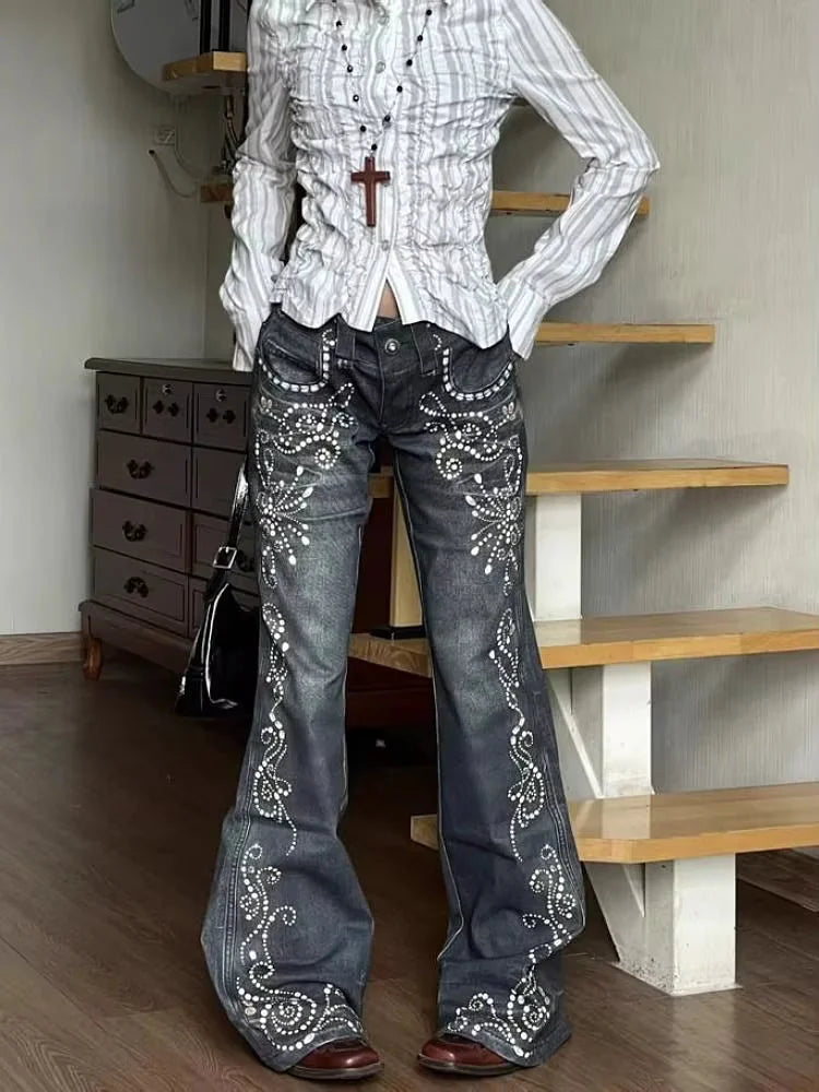 Vintage Y2k Low Rise Jeans – Bild 2
