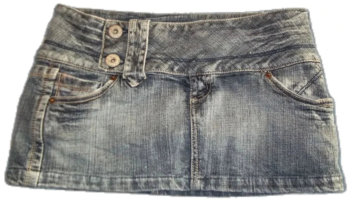 Mini Skirt Jeans Y2k – Bild 2