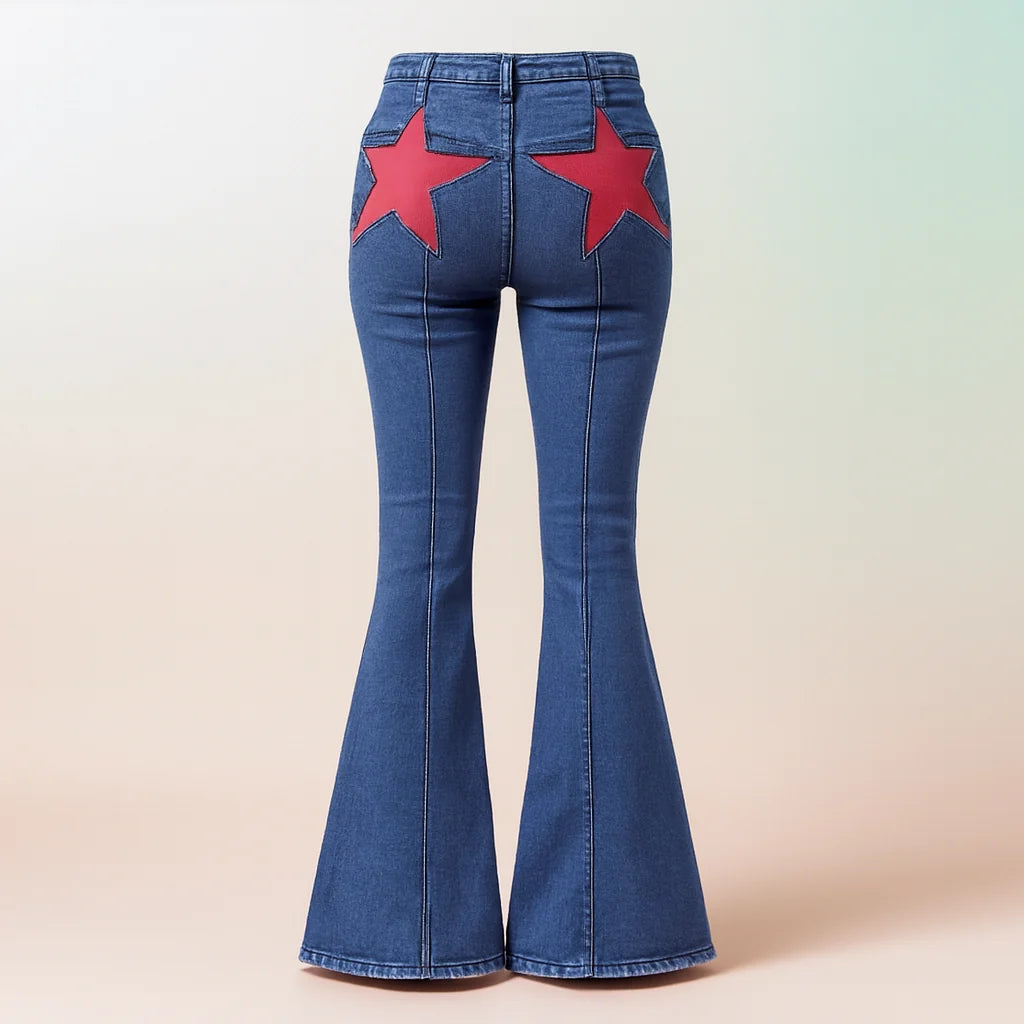 Y2k Patchwork Jeans - image 1