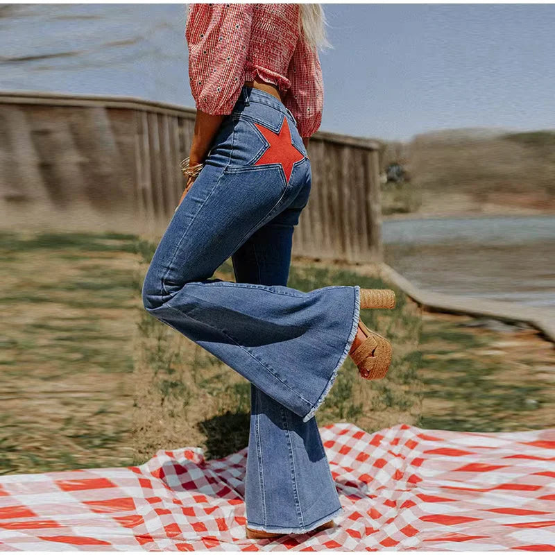 Y2k Patchwork Jeans – Bild 4
