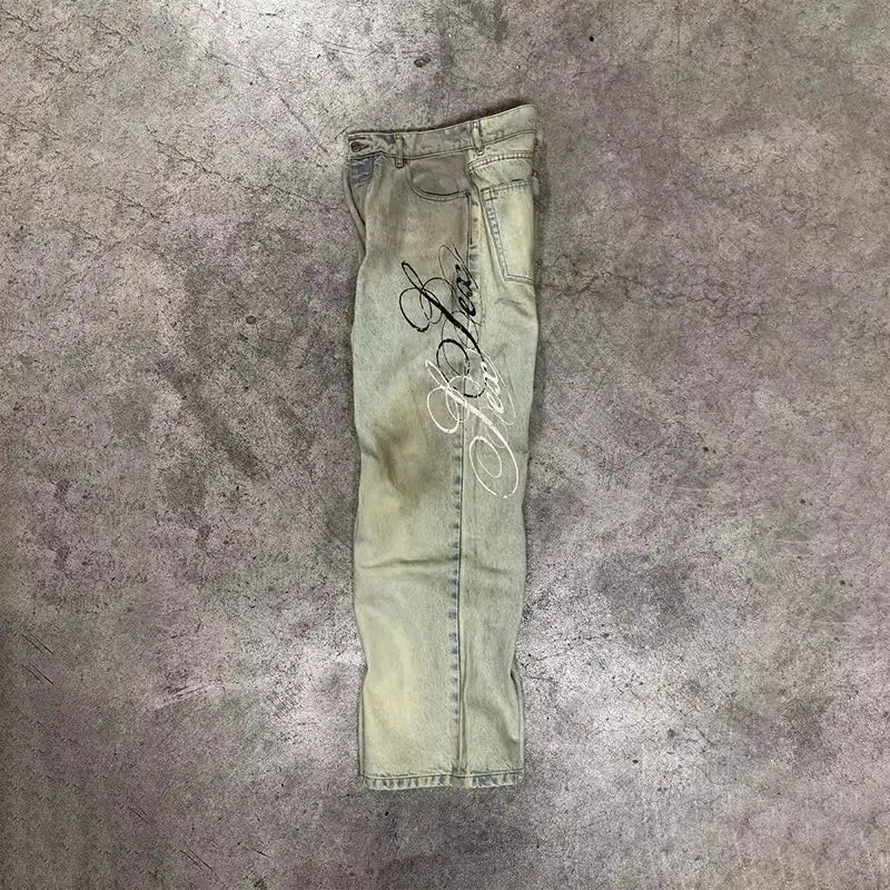 Printed Jeans Y2k – Bild 3