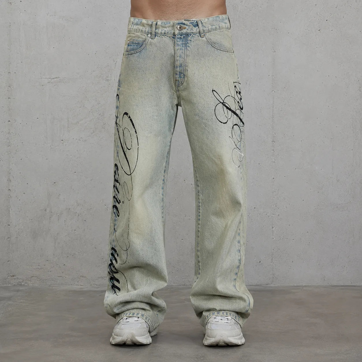 Printed Jeans Y2k