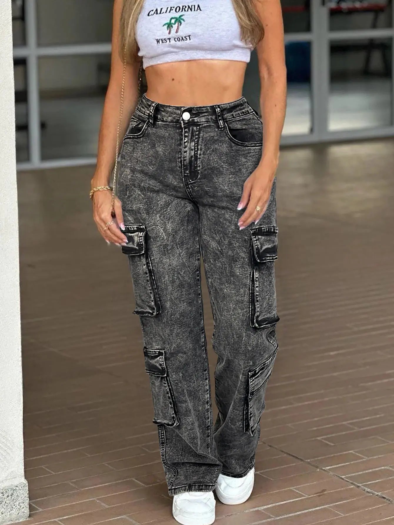 Y2k Baggy Jeans Damen