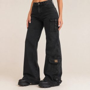 Y2k Jeans Damen