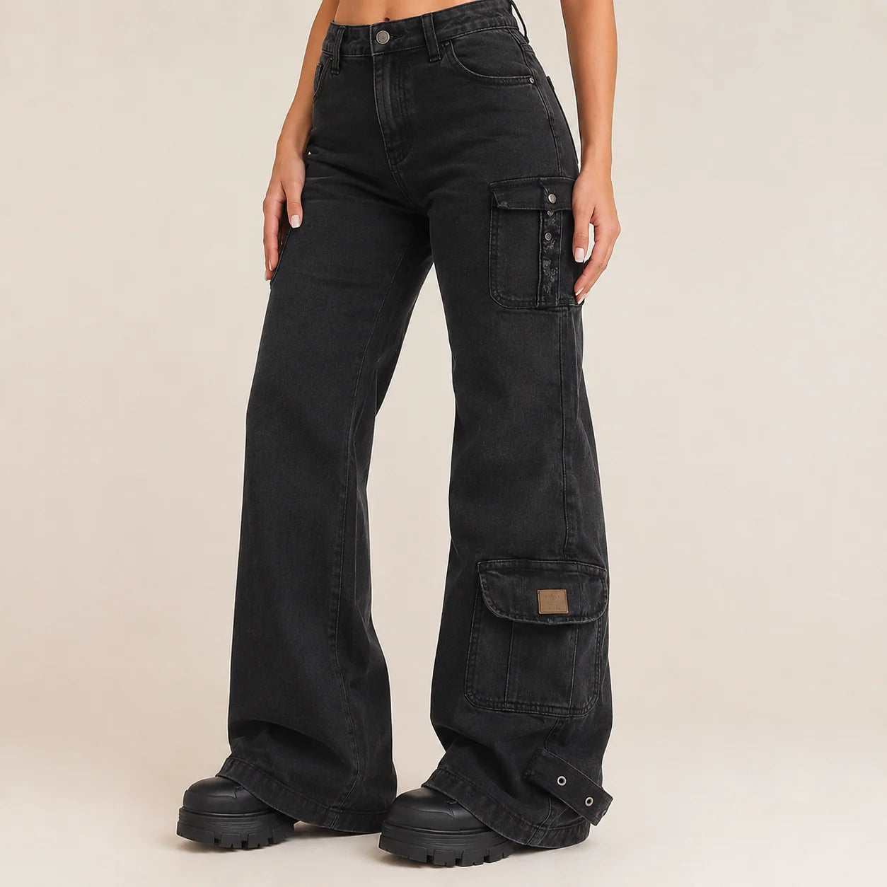 Y2k Jeans Damen