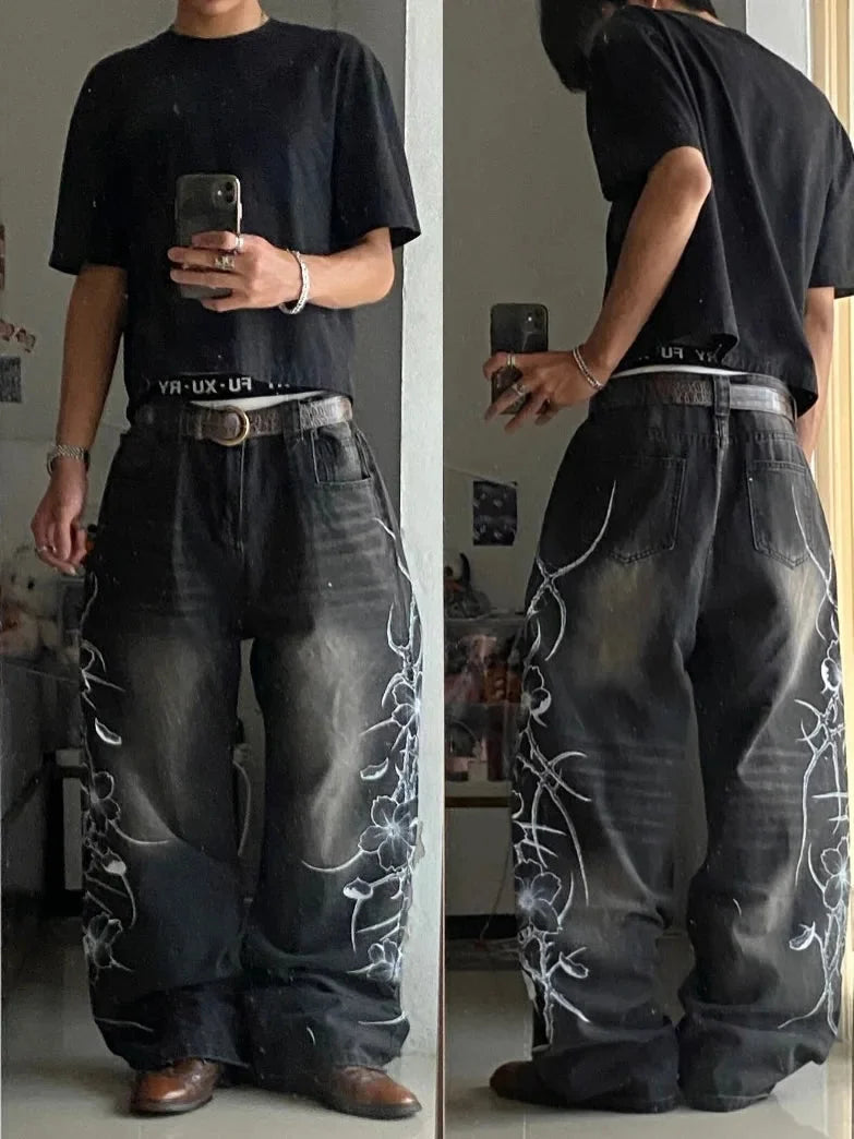 Y2k Jeans Print